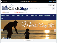 Tablet Screenshot of catholicshop.com